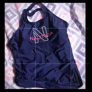 Nautica high-neck swim Tankini
